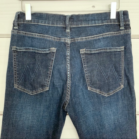 MOTHER Stunner Zip Ankle Jeans in Sweeping Racer, Size 27 - Picture 9 of 14